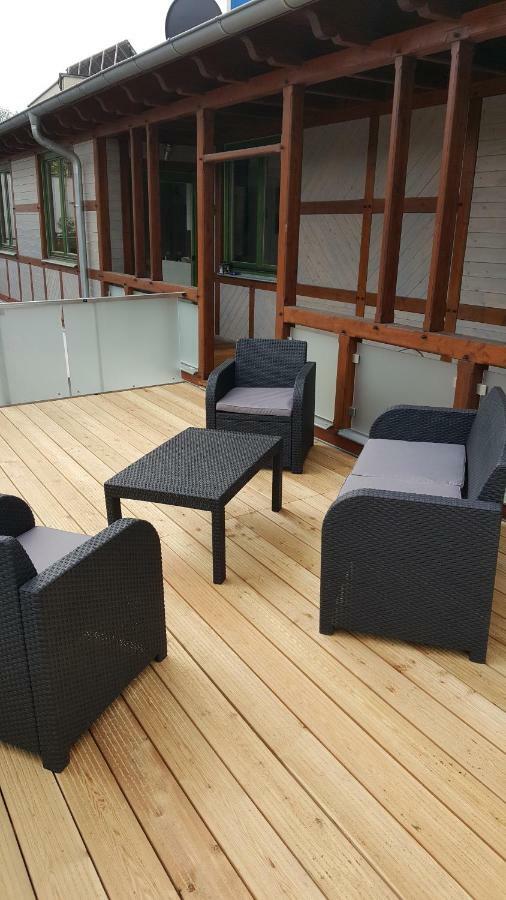 Ferienwohnung mit Fitness Leipzig Exterior foto