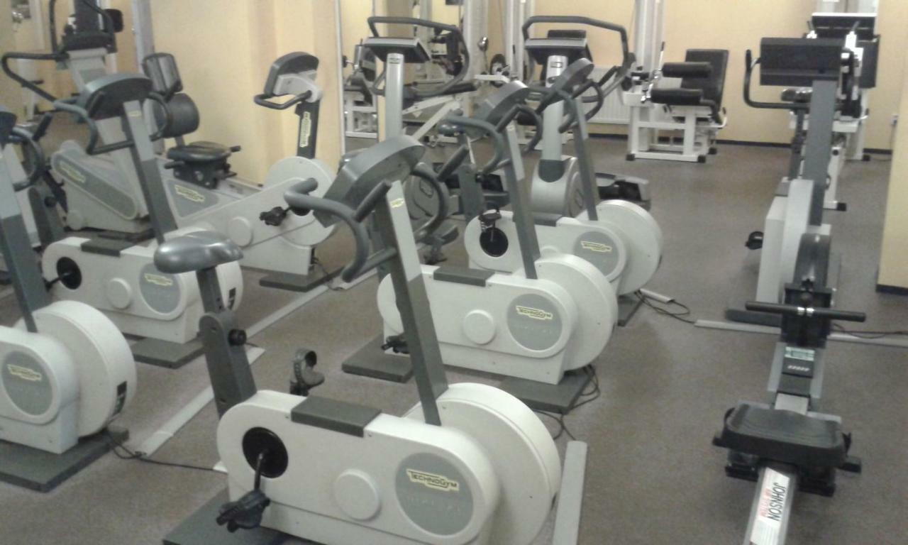Ferienwohnung mit Fitness Leipzig Exterior foto